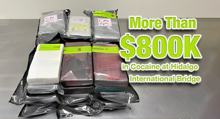 CBP Officers Uncover More Than $800K in Cocaine at Hidalgo International Bridge