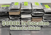 Hidalgo CBP Officers Seize $980K in cocaine