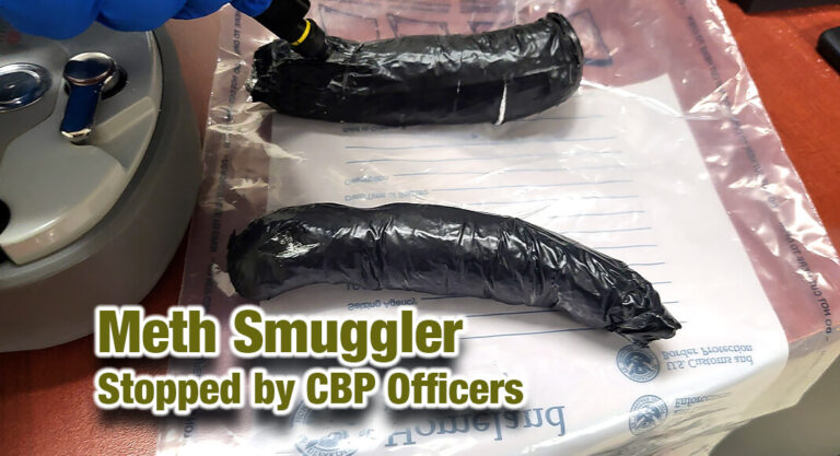 Meth Smuggler Stopped by El Paso CBP Officers