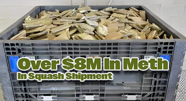 Over $8 Million In Meth Seized at Pharr International Bridge