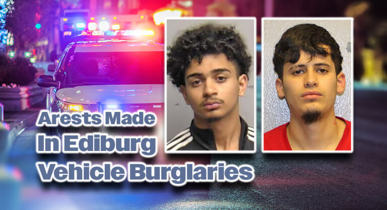 Two Teens Arrested in Edinburg Vehicle Burglaries
