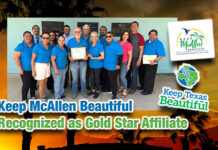 Keep McAllen Beautiful Recognized as Gold Star Affiliate by Keep Texas Beautiful