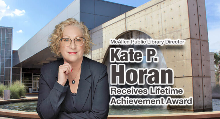 McAllen Public Library Director Kate P. Horan Receives Lifetime Achievement Award