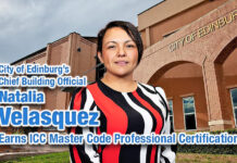 City of Edinburg’s Chief Building Official Natalia Velasquez earns ICC Master Code Professional Certification