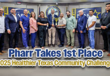 Pharr Takes 1st Place in 2025 Healthier Texas Community Challenge