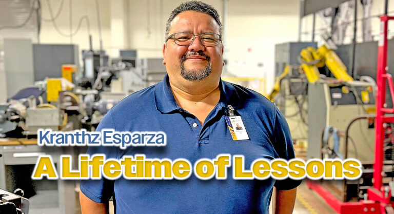 STC Alum Kranthz Esparza Brings Lifetime of Manufacturing Experience to The Classroom