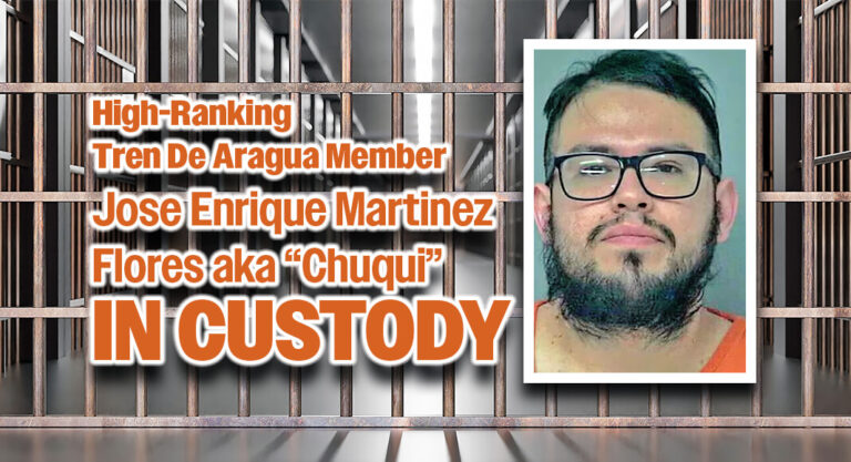 High-Ranking Tren De Aragua Member in Custody on Terrorism & International Drug Distribution Charges