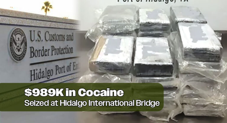 $989K Cocaine Seizure at Hidalgo International Bridge