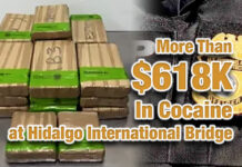 CBP Seizes More Than $618K In Cocaine at Hidalgo International Bridge