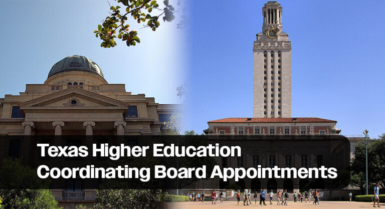 Texas Higher Education Coordinating Board Appointed by Governor