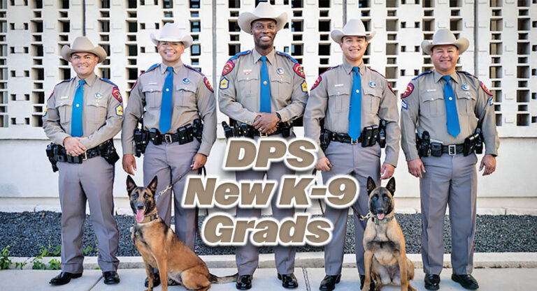 DPS Graduates New K-9s to Bolster Detection & Tracking Operations