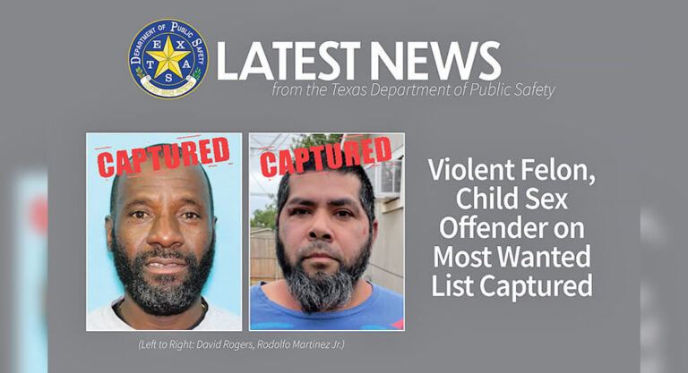 Violent Felon, Child Sex Offender on Most Wanted List Captured