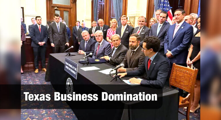 TAB Applauds Signing of Legislation to Enhance Dominance of Texas’ Business Environment