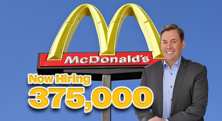 McDonald’s Announces Largest Hiring Push in Years — 375,000 Jobs Nationwide