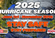 2025 Hurricane Season is June 1st thru November 30th