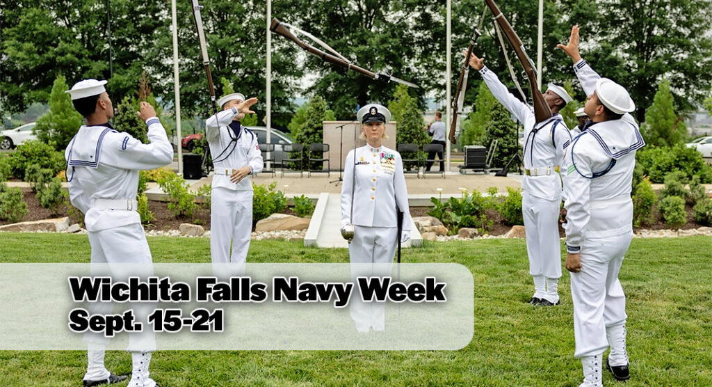 The U.S. Navy Ceremonial Guard performs during a ceremony held at the Virginia War Memorial during Richmond Navy Week 2025, May 16. Richmond Navy Week is one of 15 Navy Weeks during the Navy’s 250th year celebration, bringing a variety of assets, equipment and personnel to a single city for a weeklong series of engagements designed to bring America’s Navy closer to the people it protects. Each year, the program reaches more than 140 million people - about half the U.S. population. (U.S. Navy photo by Mass Communication Specialist Seaman Mark Peña)