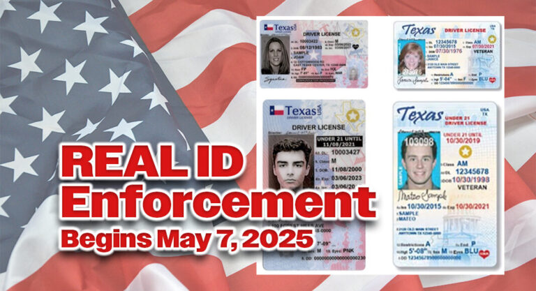 New Federal Identification Requirements Take Effect Nationwide, May 7th