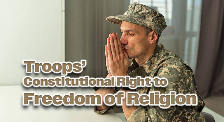 Sen. Cruz, Colleagues Introduce Bill Defending Troops’ Constitutional Right to Freedom of Religion