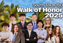 South Texas ISd “Walk of Honor” Graduation