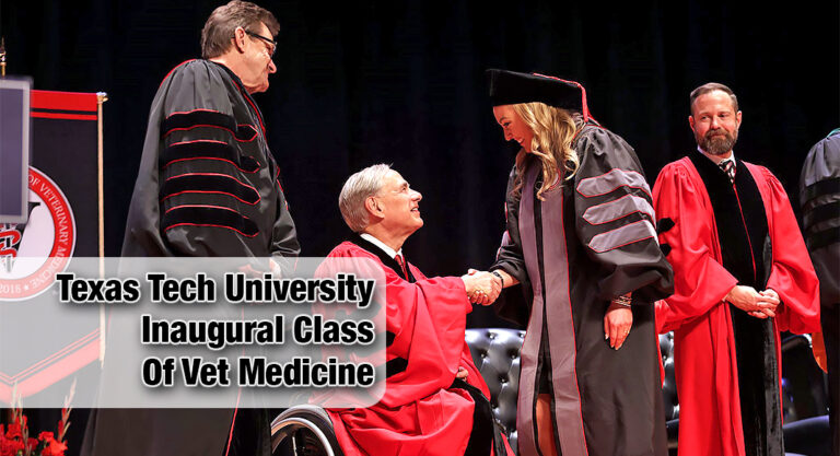 Inaugural Class of The Texas Tech University School of Veterinary Medicine In Amarillo 
