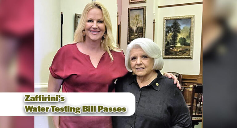 Legislature Passes Zaffirini’s Water Testing Bill 