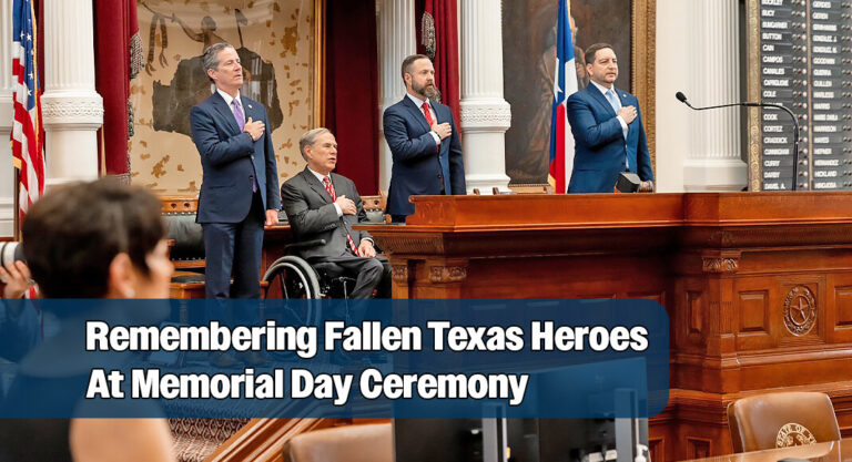 Governor Abbott Commemorates Fallen Texas Heroes At Memorial Day Ceremony
