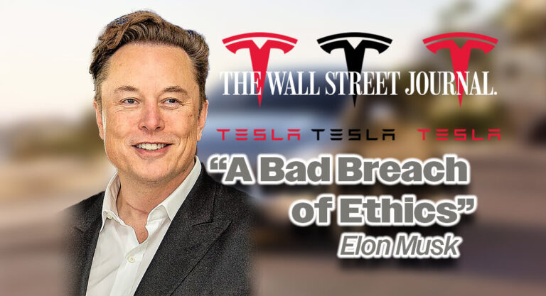 “A Bad Breach of Ethics”: Musk Condemns WSJ Reporting
