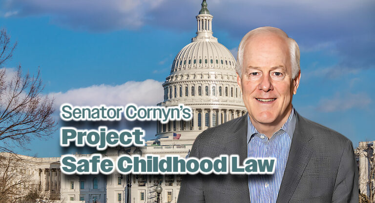 Cornyn Law Leads to Arrest of 205 Child Sex Offenders, 115 Children Rescued 
