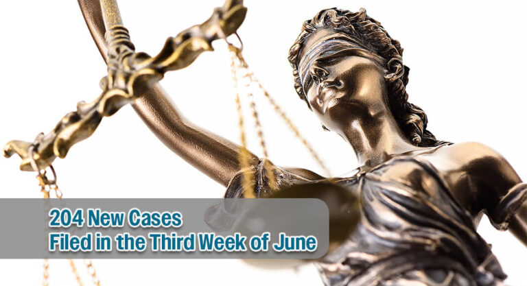 204 New Cases in Third Week of June in Relation to Border Enforcement Efforts