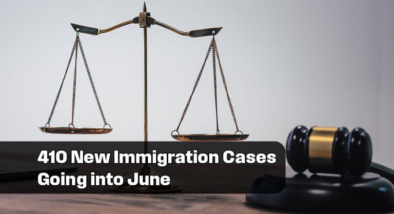 Western District of Texas Adds 410 New Immigration Cases Going into June