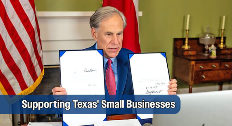 Abbott Signs Laws to Bolster Texas Small Businesses