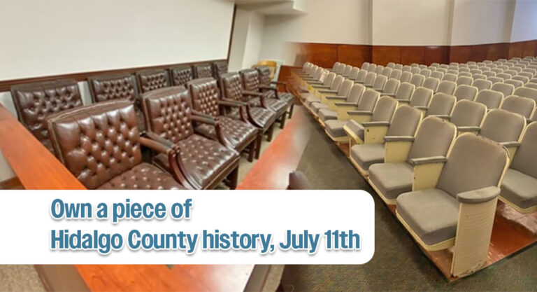 Virtual Auction of General Surplus Merchandise from the Old Hidalgo County Courthouse, July 11th