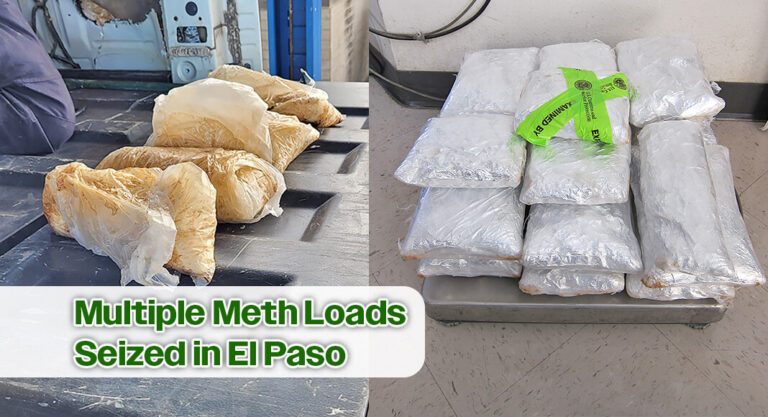 El Paso CBP Officers Stop Multiple Meth Loads