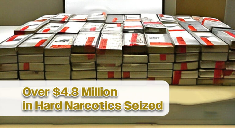 CBP Officers Seize Over $4.8M in Hard Narcotics at Colombia-Solidarity Bridge