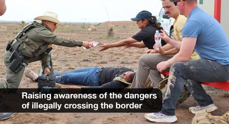 U.S. Border Patrol’s Mock Rescue Demonstration During Annual Border Safety Event