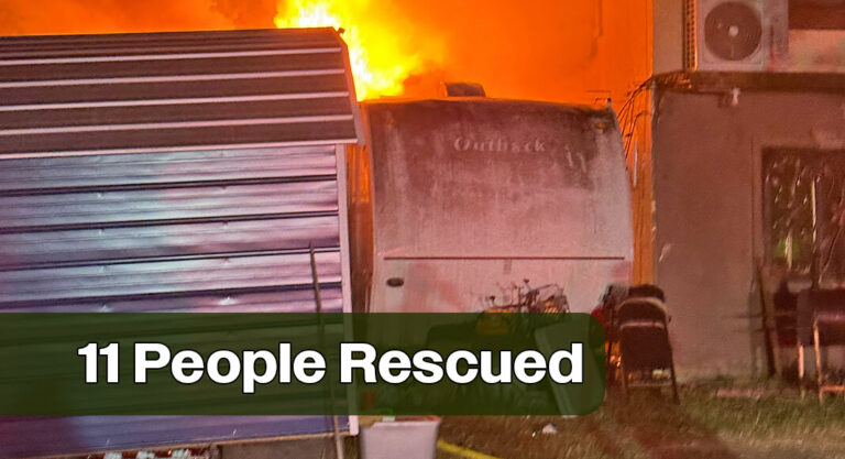 USBP Agent Discovers Housefire & Assists in Rescuing 11 People