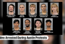 DPS Arrests Nine During Weekend Protest in Austin