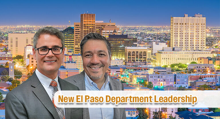 City of El Paso Announces New Leadership for Streets and Budget Departments