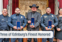 Trio of Edinburg PD Employees Honored at State Law Enforcement Achievement Awards