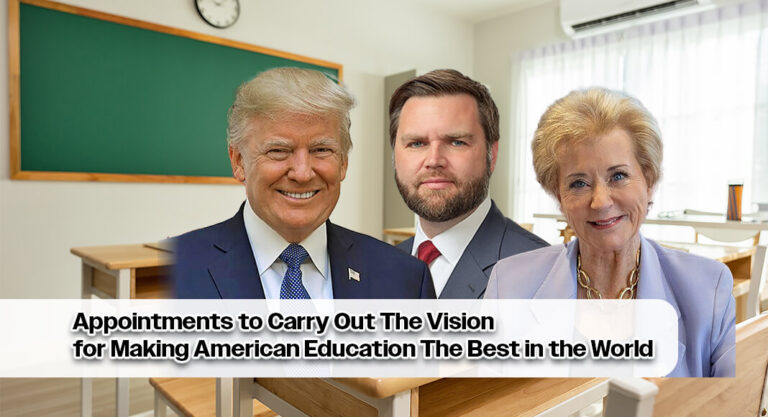 U.S. Department of Education Welcomes Trump-Vance Appointees