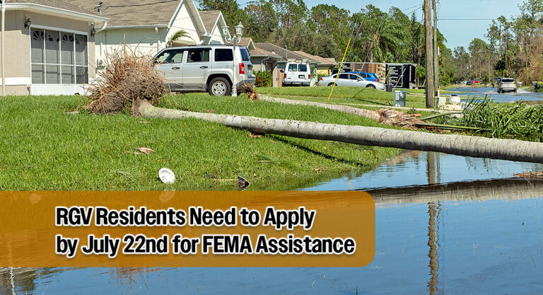 Less Than a Month Left to Apply for FEMA Assistance for South Texas Severe Storms and Flooding