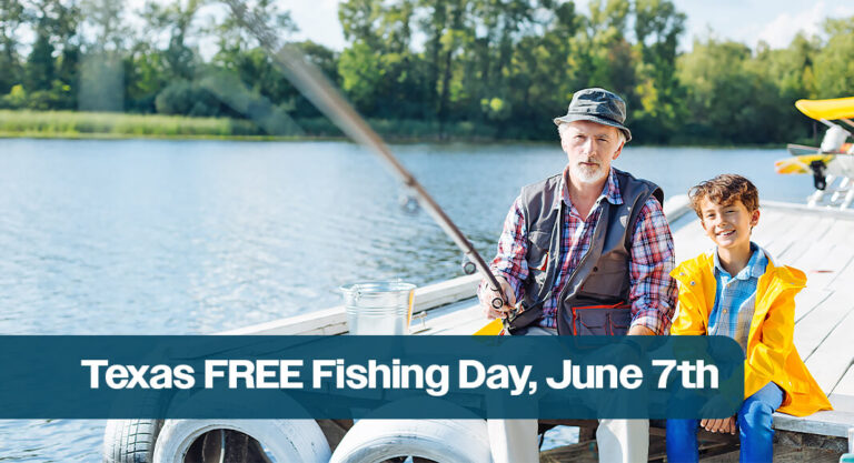 Free Fishing Day in Texas June 7th