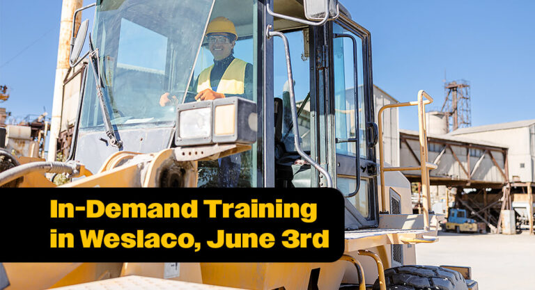 STC & The City of Weslaco Collaborate to Provide In-Demand Training, June 3rd