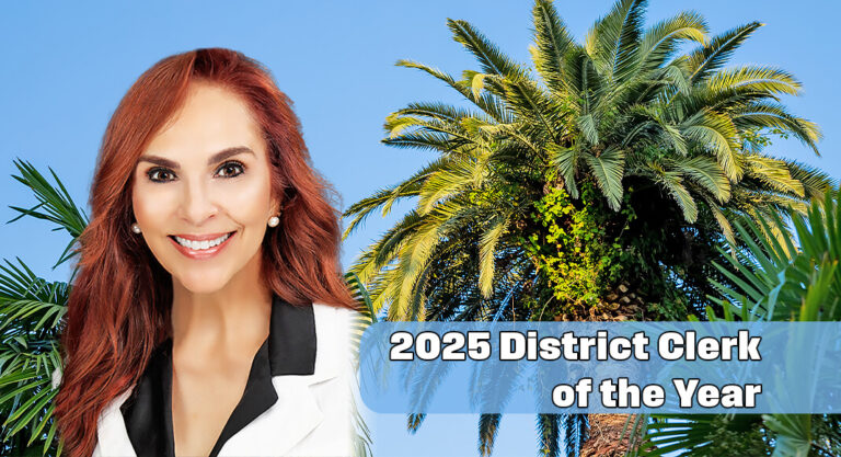 Laura Hinojosa Receives 2025 District Clerk of the Year Award