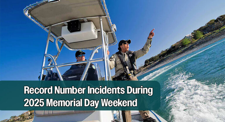 Texas Game Wardens Report Record 53 BWI Arrests, Multiple Rescues Over Memorial Day Weekend