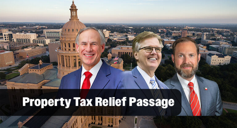 Praising Property Tax Relief Passage