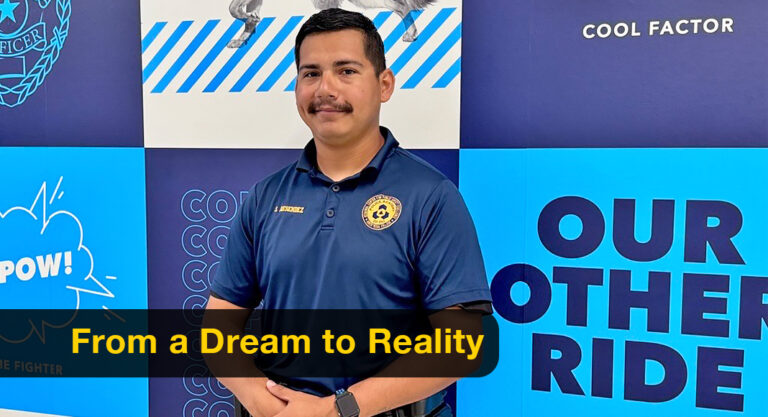 STC Police Cadet, Roma Native Finds His Way Back to His Dream