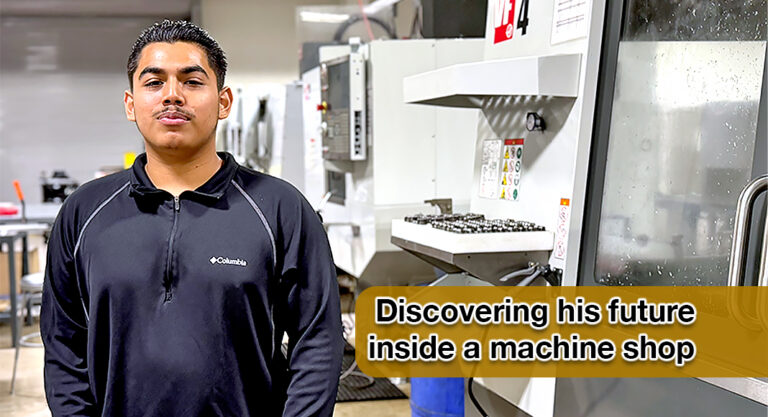Student Finds Purpose & Power in STC’s Advanced Manufacturing Technology Program 
