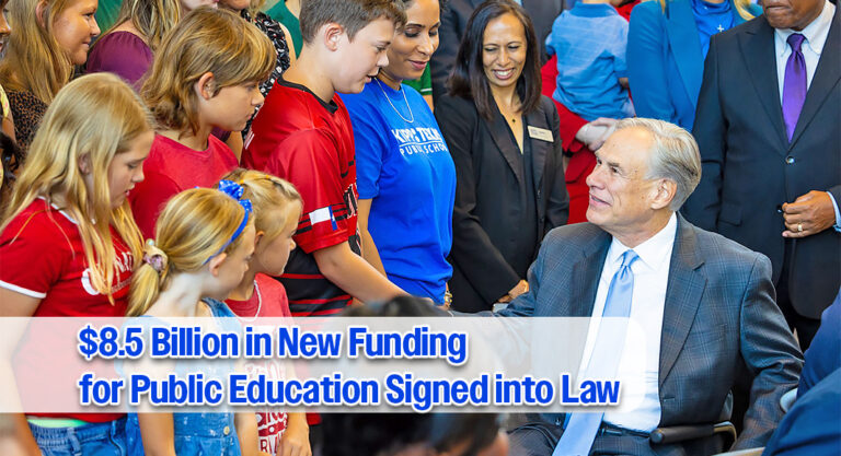 Governor Signs Record $8.5 Billion Public Education Funding, Teacher Pay Raise Into Law