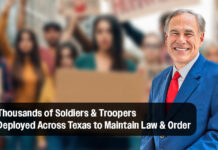Abbott Surges Texas National Guard, DPS Ahead of Planned Anti-ICE Protests